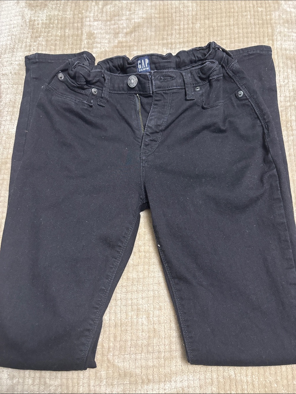 GAP Kids Black Straight-Leg Jeans